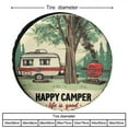 thumbnail image 2 of Spare Tire Cover 12 Inch Happy Camper Life Is Good Protectors Weatherproof Dust-Proof Camper Gifts for Trailer SUV Truck Camper Travel Trailer Accessories, 2 of 8