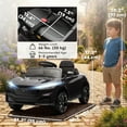 thumbnail image 3 of Qaba Ride On Car Licensed Ford Mustang Mach-E 12V Electric Car, Black, 3 of 10