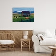 thumbnail image 3 of Stupell Industries Farmhouse Grazing Cattle at Solitary Cabin Canvas Art, 24 x 16, by Renel Peters, 3 of 8