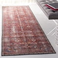 thumbnail image 3 of SAFAVIEH Tucson Julia Traditional Machine Washable Runner, 2'6" x 8', Red/Beige, 3 of 9