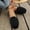 Black, variant on Fnooota Womens Slip On Flats, Soft Sole Lightweight Outdoor Square Toe Party Ladies Flat Shoes Black Size 7.5