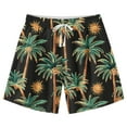 thumbnail image 2 of Fancifize Boys Tropical Casual Shorts, Stretchy Waist Casual Summer Pants for Beach Party & Daily Wear (Ages 7-14), 2 of 6