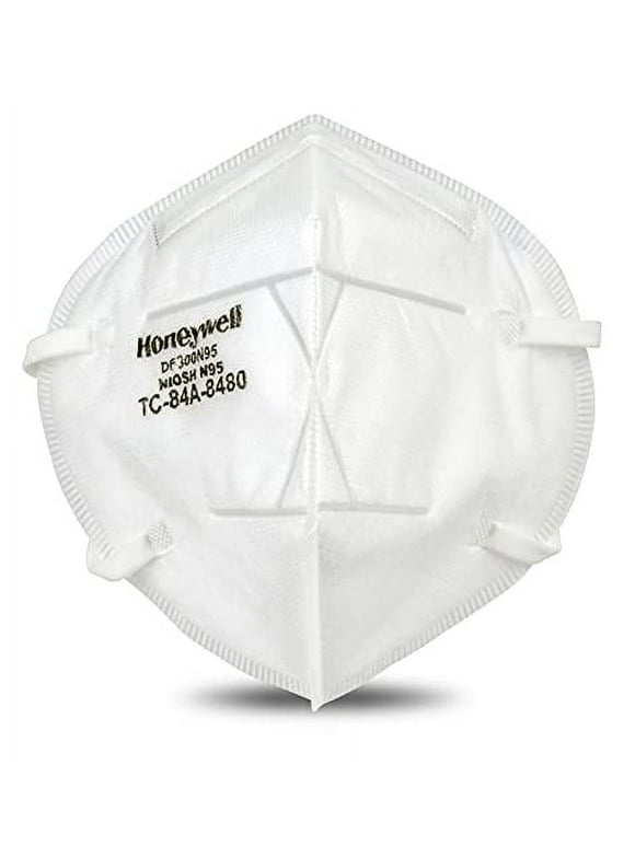 Honeywell Safety NIOSH-Approved N95 DF300 Flatfold Respirator, 20-pack (RAP-74038), White,One Size Fits All
