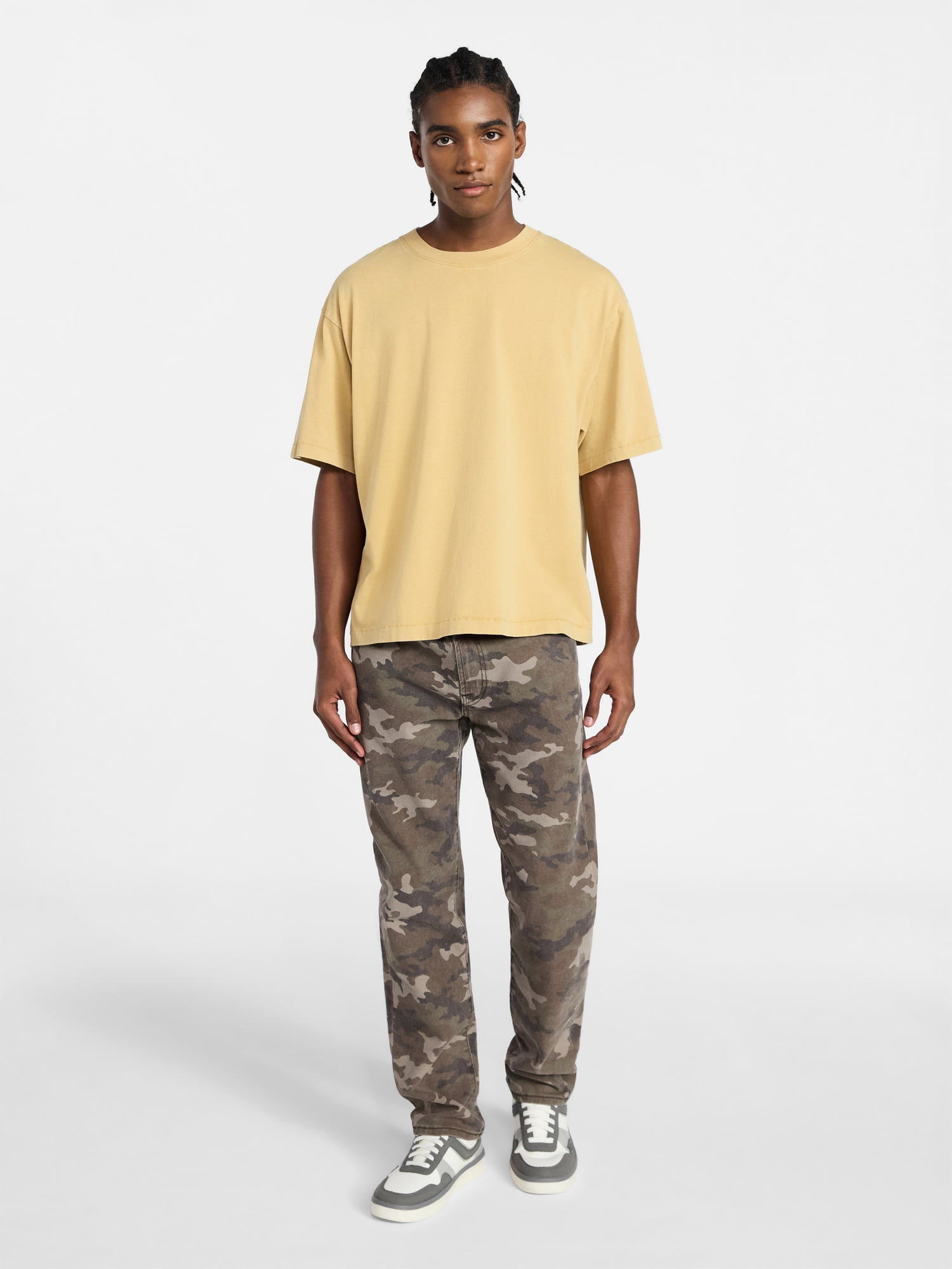 No Boundaries Heavyweight Tee with Short Sleeves, Men's XS-4XLT