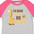 thumbnail image 4 of Inktastic I'm Going to Be a Big Sister Giraffe Girls Toddler T-Shirt, 4 of 5