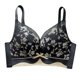 thumbnail image 2 of Puntoco Sujetadores sin aros para mujer, sujetadores sexys con hebilla frontal para mujeres de mediana edad y mayores, ropa interior suave de gran tamaño sin aro de acero, sujetador estampado, 2 of 5