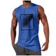 thumbnail image 1 of Hombres Moda Casual Impresión Suéter Cuello Redondo Deportes Tanque sin Mangas para el Uso Diario Al Aire Libre, 1 of 5
