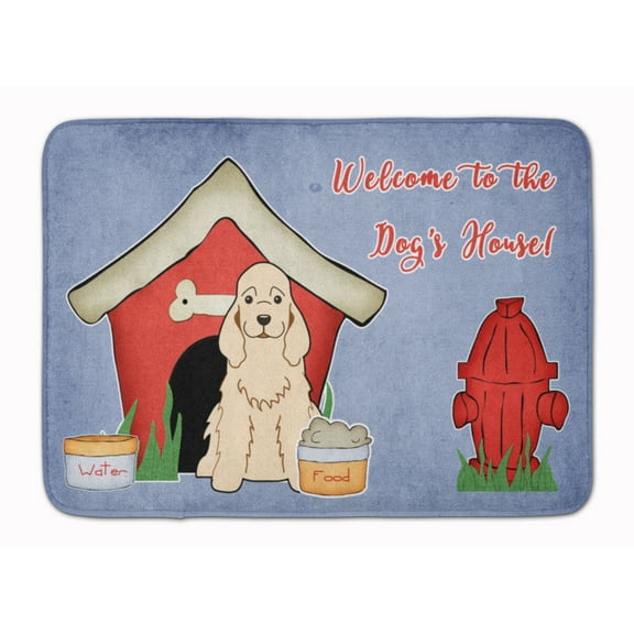 Dog House Collection Cocker Spaniel Buff Machine Washable Memory Foam Mat