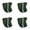 Military green, variant on 4Pcs Reflective Protective Face Cover Breathable Wicking Neck Gaiters For Outdoor