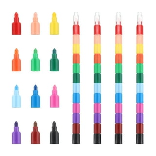 30pcs Stackable Crayons, Mini Crayon Packs, Colored Pencils, Rainbow  Markers Pen, Stacking Crayons For Drawing Gifts, Party Favors School Office  Suppl