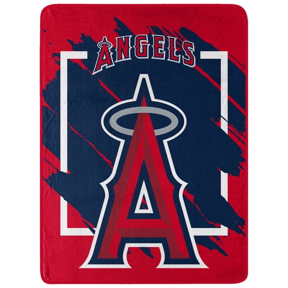 The Northwest Group  Los Angeles Angels 46" x 60" Dimensional Micro Raschel Plush Throw Blanket