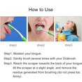 thumbnail image 6 of 2 Pack Tongue Scraper, Tongue Cleaner Brush for Adults Tongue Scrubber for Better Breath (Blue&Orange)C, 6 of 6