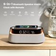 thumbnail image 4 of Reloj despertador con altavoz Bluetooth KUANGXIANG 15W inalámbrico, 4 of 7