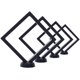 thumbnail image 1 of Organizador de joyas de 4 piezas con base, caja flotante 3D de suspensión de película delgada de PE, soporte de caja transparente a prueba de polvo antioxidante, decoración de encimera, contenedor JAMW Sencillez, 1 of 5