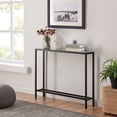 thumbnail image 6 of Derkkin Narrow Mini Console Table, Transitional, Black, 6 of 16