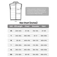 thumbnail image 3 of Women's Lightweight Packable Puffer VestWarm Quilted Windproof Sleeveless Jacket with 5 Zipper Pocketsfor Golf Hiking Travel Casual Wear Grey 2XL, 3 of 8