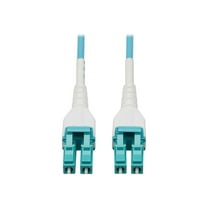 Tripp Lite 75m 100G Duplex Multimode 50/125 OM4 Armored Fiber Optic Cable Aqua