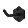 thumbnail image 3 of Brusque Robe Hook in Matte Black, 3 of 5