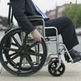 thumbnail image 2 of 2 Pcs Roue avant de Fauteuil Roulant 7 Pouces Roue avant de Fauteuil Roulant Manuel (Noir), 2 of 8