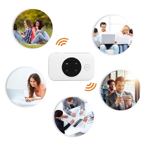WiFi Móvil 4G, Enrutador WiFi Portátil Plug And Play De 300Mbps Señal Estable Enrutador WiFi Inalámbrico Para 10 Usuarios Para Oficina