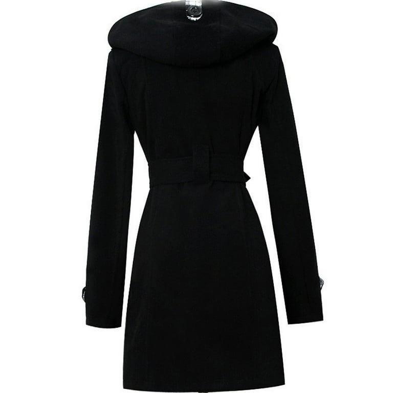 Petite black dress coat hotsell