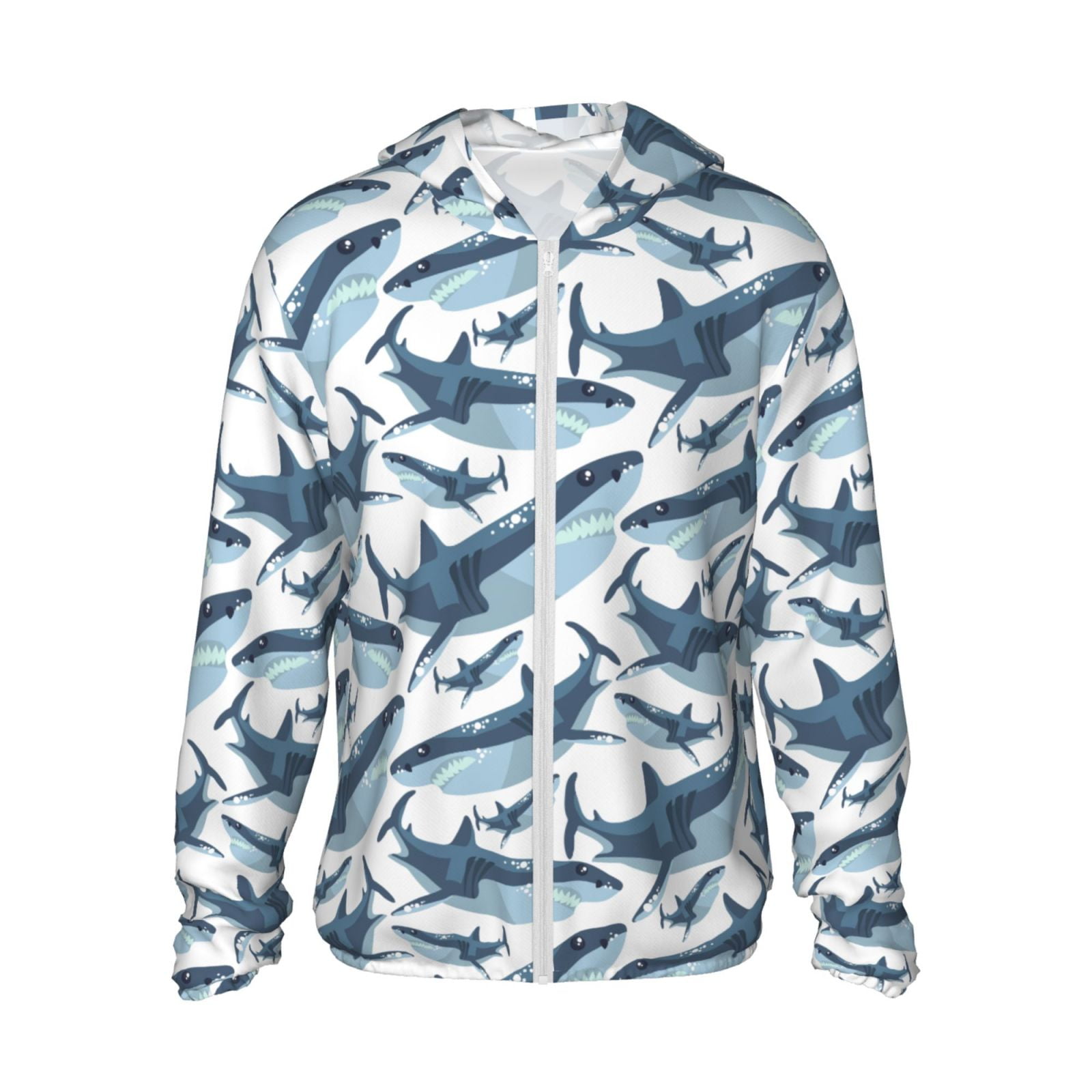 Chemises de pêche pour hommes, chemise de pêche, à capuchon à manches longues avec barrette, UPF50, sweat à capuchon anti-soleil, vêtements de pêche, T-Petit