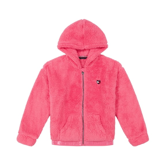 Sudadera con capucha Tommy Hilfiger para niñas Pink Minky 12-14 años