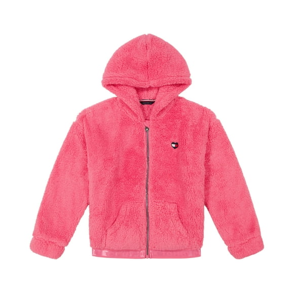 Sudadera con capucha Tommy Hilfiger para niñas Pink Minky 12-14 años