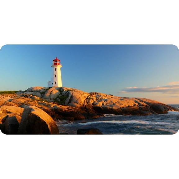 Lighthouse Photo License Plate