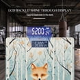 thumbnail image 3 of High Precision Body Weight Scale Smart Bathroom Scales with Large LCD Display(400lbs),Decorative for Bedroom-Cute Fox In The Forest Among Birch Trees, 3 of 4