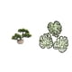 thumbnail image 1 of Árbol bonsái artificial,Bonsái artificial para decoración de escritorio o interior,Placa de pared con hojas de palma,Decoración de pared de madera con hojas de palma,Adorno de madera para, 1 of 8