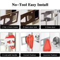 thumbnail image 5 of Pcs Portable Door Lock Portable Door Lock Travel Lock Anti-Theft Security Door Portable Travel Lock with Storage Bag, Red+Black, 5 of 5