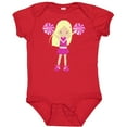 thumbnail image 3 of Inktastic Cheerleaders, Cute Girl, Blonde Hair, Cheerleading Girls Baby Bodysuit, 3 of 5
