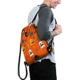 thumbnail image 2 of Amazing Halloween, Waterproof Drawstring Backpack with Shoe Compartment – Lightweight Dry Wet Separation Gym Bag for Women & Teens – 13.5 X 16.5 Inch, 2 of 5