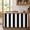 Black, variant on Sage Green Striped Oven Skirt Curtain for Kitchen Decor 28"x35", Vertical Stripe Boho Minimalist Country Self Adhesive Stove Curtains Skirt Cabinet Curtains for Bathroom Laundry Room