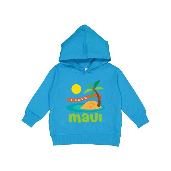 Inktastic I Love Maui Toddler Hoodie