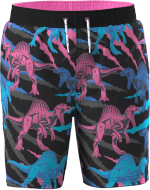 Wonder Nation Little and Big Boys Quick Dry Swim Trunks with UPF50+, Sizes 4-18 & Husky