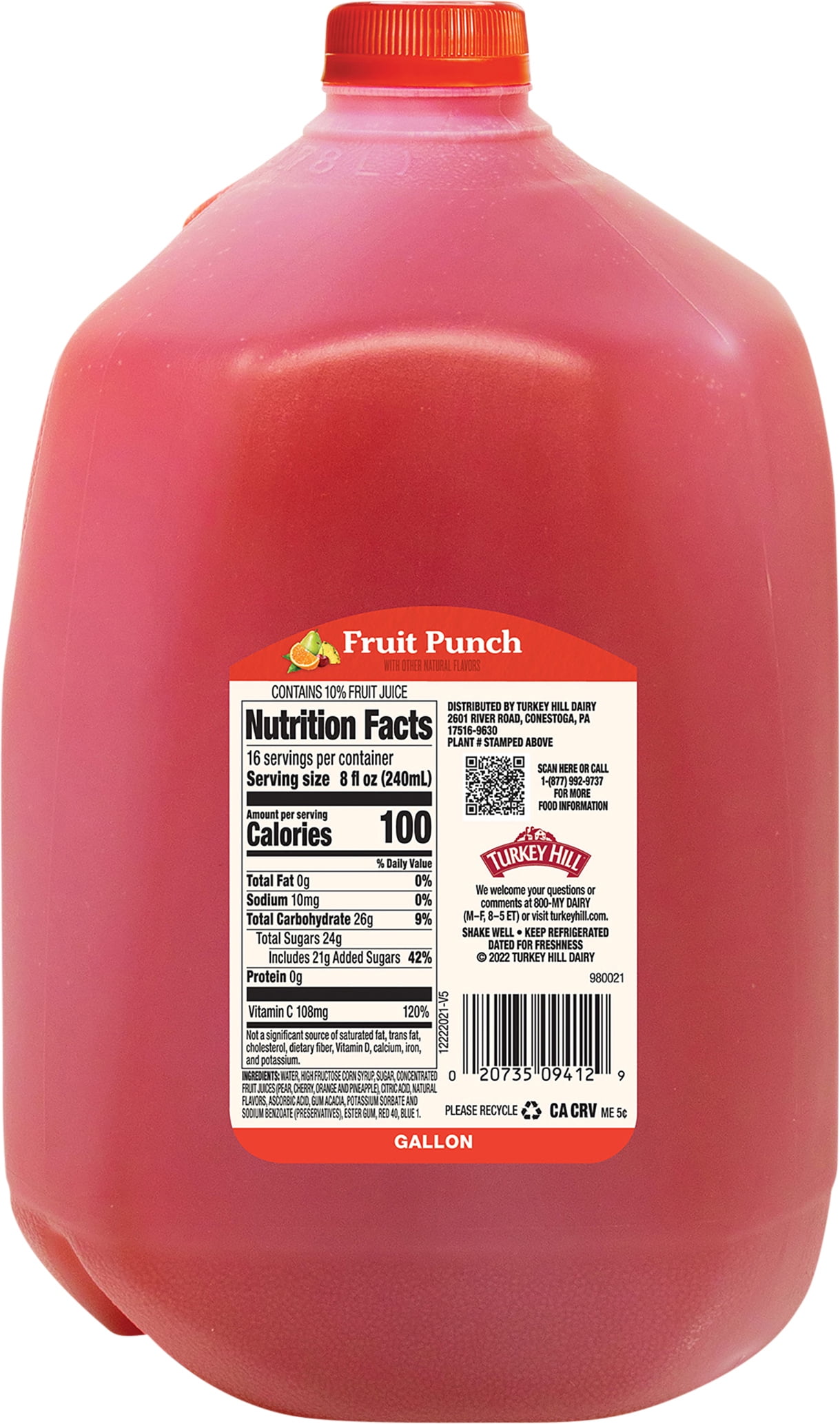 Turkey Hill Fruit Punch 1 gal