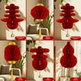 thumbnail image 6 of Red Lanterns Chinese New Year Decorations 2026 Folding Honeycomb Ball Paper Pendant Lanterns Festival Spring ﻿ Hanging, 6 of 9