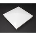 thumbnail image 7 of White Plastic Pyramid 8" x 8" Nominal (7-1/2" x 7-1/2") Fence Post Cap with Pre-Drilled Hole, 7 of 7