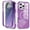 Deep Purple, variant on Dteck Magnetic for iPhone 16 Pro Case Full-Body Built-in Screen Protector, Compatible with MagSafe, Military Drop Proof 16 Pro Phone Cover,Blue