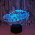 thumbnail image 3 of YSITIAN 3D LED Optical Illusion Acrylic Night Light with Remote & Smart Touch 7 Colors Changing（car） YT-14736, 3 of 7