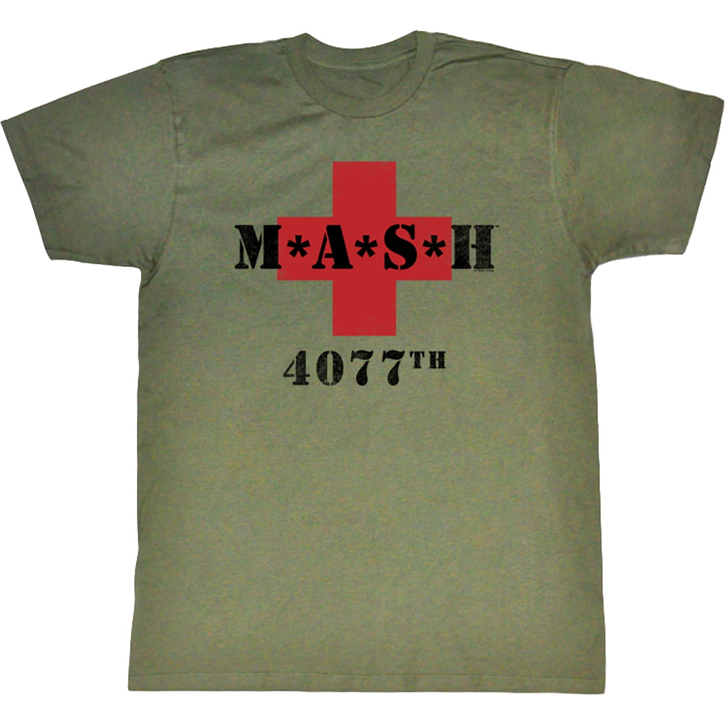 MASH Cross 4077th T-Shirt - Walmart.com