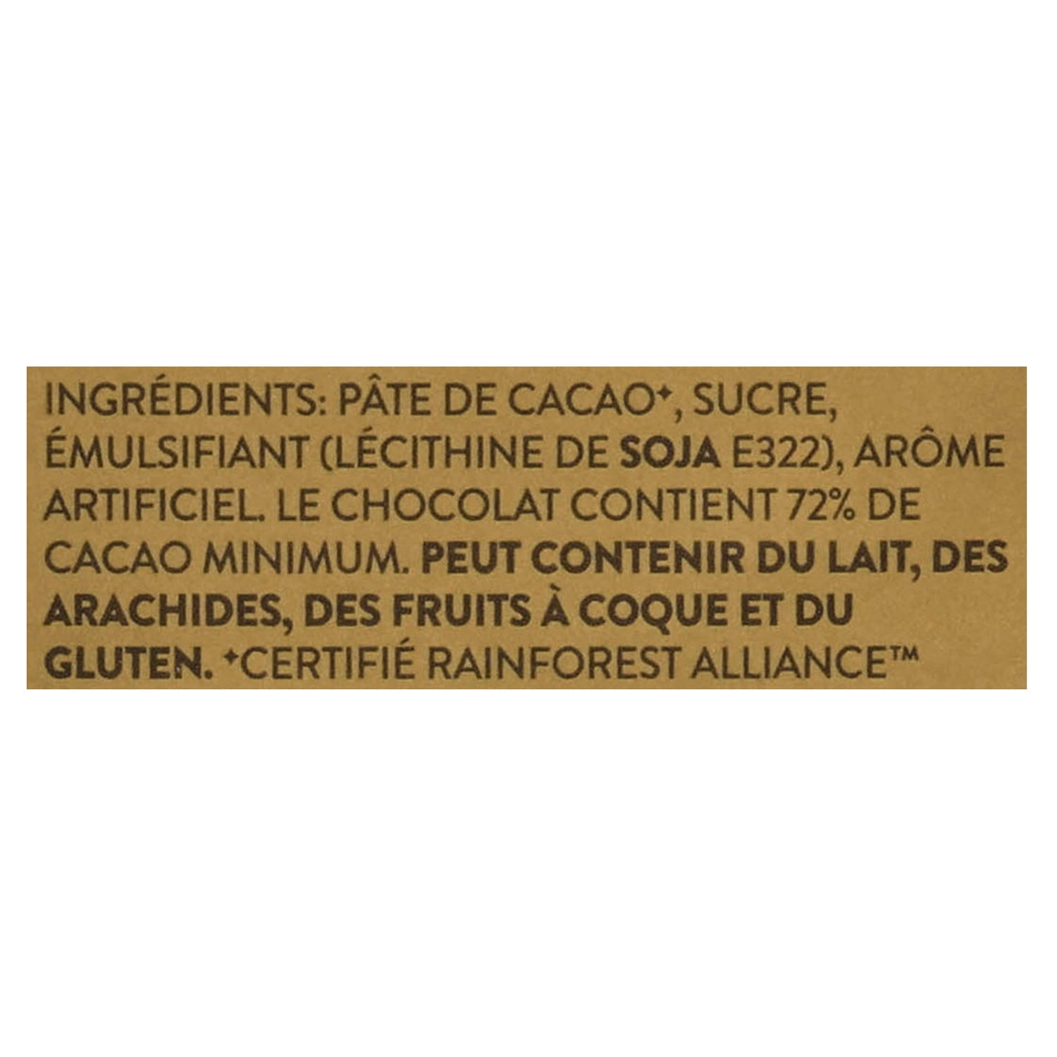 Bloc Chocolat  Dark Ghana de Whittaker, 200 grammes