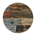 thumbnail image 2 of JEUXUS  Wood Grain Round Tablecloth, Rustic Wooden Texture Circle Table Cloth, Vintage Style Barnwood Table Cover for Kitchen Dining Holiday Farmhouse Indoor Outdoor, Reusable Heat Resistant, 2 of 7