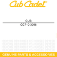 thumbnail image 3 of CUB CADET 710-3096 Screw 3/8 16 X 2.0 Gr 8 Z Force LT 1042 Tank 44 46 48 50 54, 3 of 6