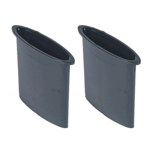 2 Pcs Tube de Port de Haut-Parleur Tube de Ventilation de Basses Tube Inversé Subwoofer Woofer Réduit la Réparation Elliptique