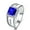 blue, variant on 2CT Sapphire Ring for Men 925 Sterling Silver  Mens Ring Blue Sapphire Gemstone Ring Customized Sapphire Band Ring Jewelry Gift for Him Husband Father，Women's Wedding Rings