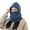 Blue, variant on Stylish Cap Beanies Warm Trapper Hat Warm Hat Unisex Windproof Hooded Hat