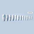thumbnail image 2 of Long T-Type Artificial Nails with Eco-Friendly And Safe Material for Wedding Dating Party Hand Makeup Lbc006 Milk Purple, 2 of 2